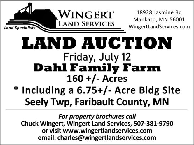 Print Ad Categories Auctions News, Sports, Jobs Faribault County